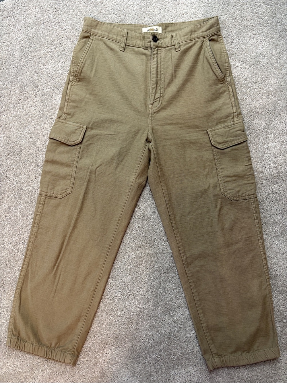 Women’s Cargo Pants in Khaki - Relaxed Utility Style